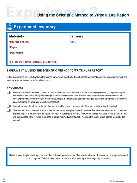 laboratory skills checkup 2 analyzing elements of a scientific method|lab 2 the scientific method.